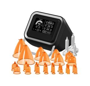 Pompa per massaggio e aumento seno e glutei, macchina per terapia fisica con 24 coppette, pompa a vuoto per ingrandimento seno e glutei - Product Image 1