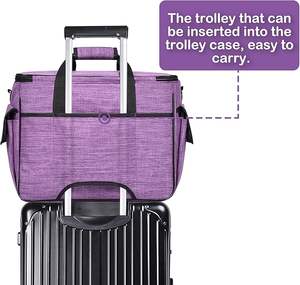 Mini sac de rangement en cuir à roulettes pour machine à coudre personnalisé d'usine échantillon gratuit - Product Image 3