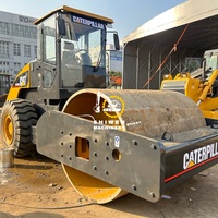 CS-683E à rouleaux compacteur chat d'occasion certifié CE EPA CS-533E CS-583D compacteur machine rouleau compresseur vibrant Caterpillar 683