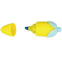 Mini surligneur en forme de maïs, 6 couleurs, stylo marqueur mignon pour enfants, ensemble de papeterie scolaire Kawaii