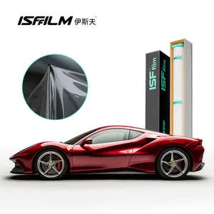 ISF 8.3mil High glossy adhesive ppf roll transparent self heal car full body protection nano anti scratch tpu film wrap car