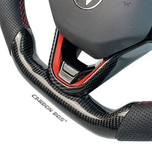 वोल्कस्वैगन एम 8 गोल्फ 7 जी आर 7.5 के लिए एलईडी जाली कार्बन फाइबर स्टीयरिंग व्हील - Product Image 4