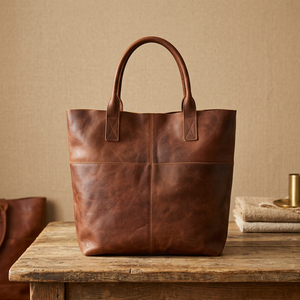 Sac à main femme BS INTERNATIONAL en cuir véritable, durable, grande capacité 3L, imperméable, léger, avec bandoulière, tendance et écologique - Product Image 1