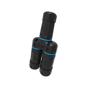 อะแดปเตอร์กันน้ำแบบสองทาง RJ45 รุ่นล่าสุดปี 2025 มาตรฐาน IP68 ป้องกันการระเบิด ตัวเมีย สำหรับ <span class=keywords><strong>LAN</strong></span> CAT6A ตัวแยกสัญญาณกันฝน - Product Image 3