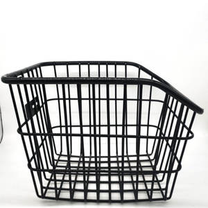 Bicycle Rear Basket 38x30x25mm Iron <b>Frame</b> <b>Mount</b> Durable For 20-26 Inch Bikes - Product Image 2