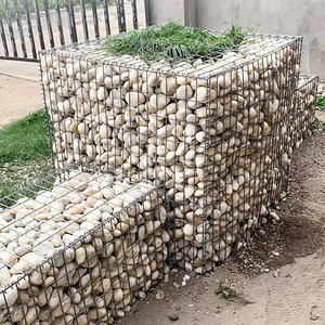 Kotak jala kawat Gabion Las galvanis dekorasi taman lanskap dinding penahan batu - Product Image 2