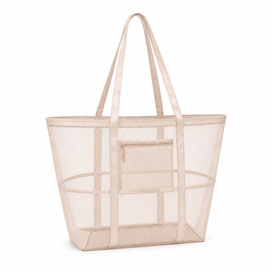 Bolsa de Playa Extra Grande de Malla Transpirable, Bolsa de Compras con Bolsillo Interior con Cremallera para Piscina, Gimnasio, Viajes, Aire Libre, Logotipo Personalizado 2026 - Product Image 5