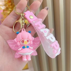 Porte-clés poupée elfe souffle-bulles de dessin animé, pendentif princesse, pendentif pour sac, accessoires de voiture, cadeau pour vendeur ambulant - Product Image 6
