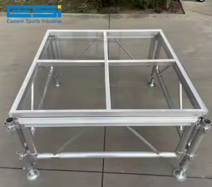 ESI Plate-forme de scène en verre-Cadre en alliage d'aluminium Surface antidérapante pour événements Scène en verre dépoli - Product Image 6