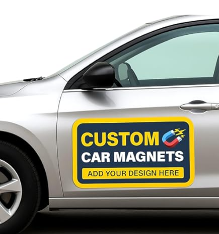 Bulk Stock Blank Sublimation Soft Rubber Car Magnet Sticker Removable Flexible Magnetic Sheet for DIY Car Advertising Projects