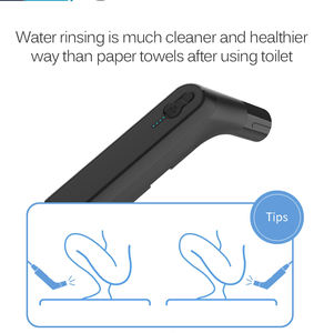 Elétrico Portátil Recarregável Handheld Shattaf Toilet Bidé Pulverizador com Tanque De Água para Camping Viagem Higiene Pessoal - Product Image 5