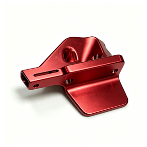 Custom Machining Service Aluminum Adjustment Support Stand With Rectangular Insert Port <b>Industrial</b> Fixture <b>Fittings</b> - Product Image 1