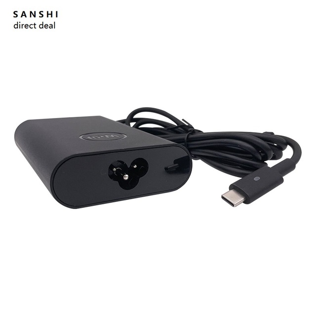 65W Type C Laptop Charger Power Adapter for Dell 20V 3.25A Notebook Laptop USB C Charger