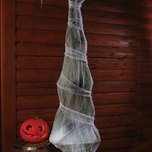 DAMAI Halloween Hanging Cocoon Corpse Decorations Halloween Party Favor Skeleton Body for House Yard Tree Prop for Outdoor Decor - Product Image 2