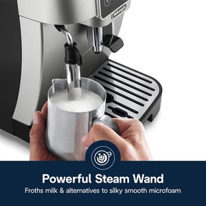 Cafetière DL-14 Magnifica Start avec moulin intégré en acier inoxydable, <span class=keywords><strong>pour</strong></span> une portion individuelle de 8 à 24 oz, <span class=keywords><strong>café</strong></span> chaud ou glacé <span class=keywords><strong>pour</strong></span> la maison - Product Image 4