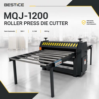 Machine de découpe et de rainurage à rouleaux pour carton ondulé simple et double paroi