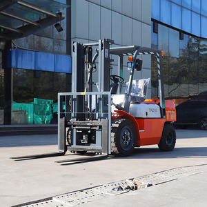 Envío Gratis todo terreno CE 2600Kg 4000Kg 4500Kg motor diesel carretilla elevadora 3M 4,5 m 4 ruedas carretilla elevadora con cambio lateral - Product Image 4