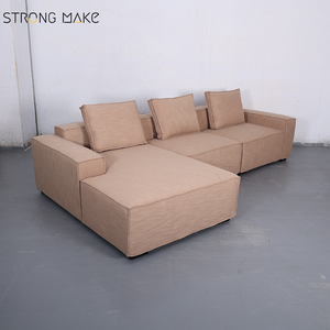 Divano letto ad angolo divani De Salon Canape Villa soggiorno mobili angolo divano componibile sezionale Chaise Lounge a forma di <span class=keywords><strong>L</strong></span> divano - Product Image 4