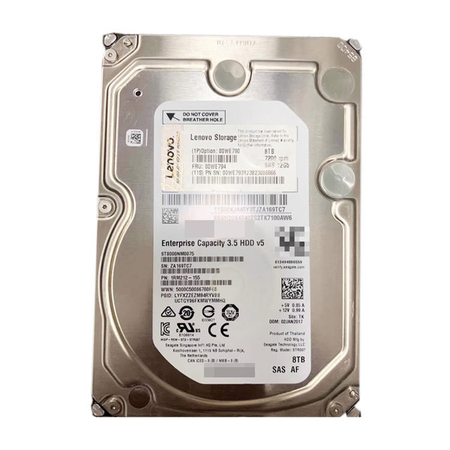 For Storage 00WE790 OEM 8TB 2.5" Internal SAS 12Gbps 15000RPM NAS Hard Disk