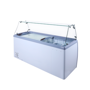 160l-560l Dial Temperature Control Scooping Ice <b>Freezer</b> with Glass Guard for Dmw12-560wxu Dmw12-560wxu White Powder Coated - Product Image 4