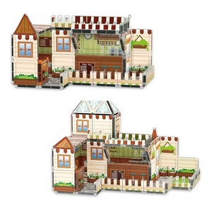 Bechotoys STEM Multifunctional <b>Plastic</b> Building <b>Blocks</b> Multi-themed Tiles Educational Toys Unisex Children's DIY Toys - Product Image 2