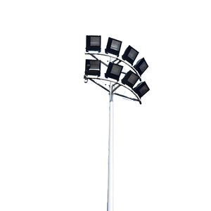 Poste de luz de inundación Led de campo deportivo de estadio de mástil alto 10m 12m 15M 18M 20M 25M 30m Luz Led de estadio de mástil alto - Product Image 1