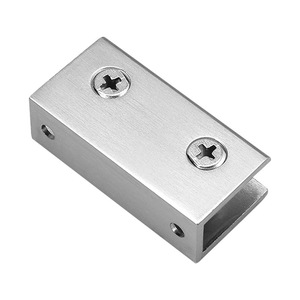 Soporte de acero inoxidable para vidrio, soporte de estante cuadrado engrosado tipo pico de pato para fijación en el baño - Product Image 1