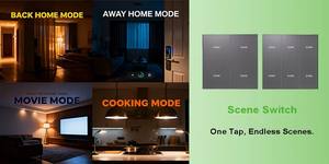 Interruptor de Escena BLE Mesh Compatible con Tuya, Funciona con Alexa y el Asistente de <span class=keywords><strong>Google</strong></span>, Bajo Consumo de Energía, 10 A, para Automatización de Apartamentos y <span class=keywords><strong>Oficinas</strong></span> Inteligentes - Product Image 3