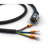 Harnais de câblage industriel personnalisé avec connecteurs circulaires et bornes annulaires pour la connexion électrique des équipements d'automatisation