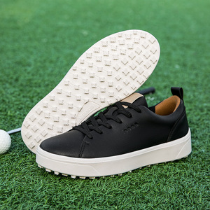 White Golf Shoes Lace-up Anti-Slip Lightweight <b>Walking</b> Footwear Breathable Low <b>Top</b> Course Sneakers - Product Image 5