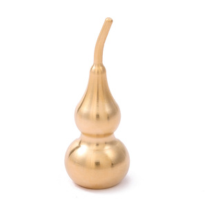 Colgante de calabaza de aleación de cobre, amuleto hueco para decoración del hogar, regalo unisex - Product Image 5