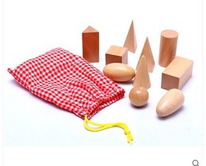 3D Forme Solidi Geometrici Giocattoli di Legno Montessori Matematica Manipulatives <span class=keywords><strong>Geometria</strong></span> Set Geo Blocchi per I Bambini In Età Prescolare Giocattoli di Apprendimento - Product Image 3