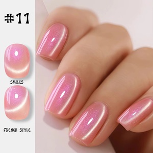 Colorful Cat Eye <b>Gel</b> <b>Nail</b> Polish 2026 Autumn and Winter Flashing All-match High-end Glass Bead <b>Nail</b> Art Supplies - Product Image 4