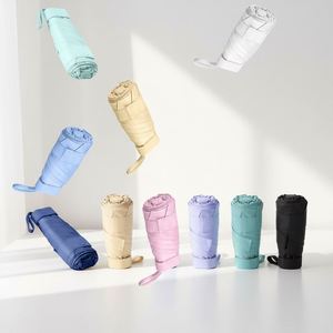 Sombrillas de Protección Solar UV con Estuche, Mini Sombrilla Cápsula para Mujer, Sombrilla de Bolsillo Portátil para Niñas, Sombrilla Plegable de 6 Pliegues - Product Image 2