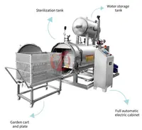 Mesin Sterilisasi Semprot Air Kaleng Botol Kaca atau Autoklaf untuk Mesin Retort Makanan