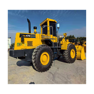 Chargeuse sur pneus Komatsu 470 d'occasion, Wa470-3/Wa470-5, 6 tonnes, avec moteur, boîte de vitesses, pompe - Product Image 6