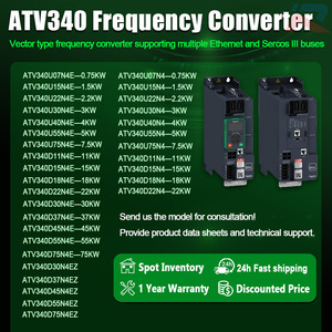 Nuevo convertidor de frecuencia original ATV340D75N4E trifásico 380-480V 75kW serie ATV340 con Ethernet ATV340D75N4E - Product Image 3