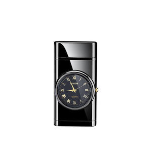 Jam tangan Dial desain Modern kreatif, dengan logam tahan angin gaya bisnis dapat ditiup korek api Gas butana untuk hadiah rokok - Product Image 4