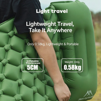 Matelas de camping et de randonnée autogonflant en TPU ultraléger pliable avec pompe à pied, logo personnalisé, imperméable
