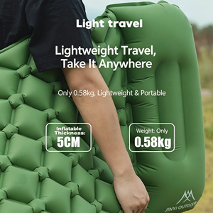 Camping Hiking Tent Self Inflating Air Mattress TPU Ultralight Folding Sleeping Pad with Foot Pump - Product Image 5