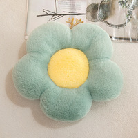 Phoenix Fashion Wohnzimmer Büro Sofa Mehrfarbiges Sonnenblumen-Gänseblümchen Plüschkissen PP-Baumwolle Weich Abnehmbar Waschbar
