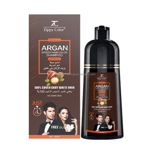 El Mejor Champú Tinte para <span class=keywords><strong>Cabello</strong></span> Negro del Fabricante, con Cobertura de Canas, Sin Amoníaco, Ingredientes Herbales, Color Permanente de Larga Duración para Todo Tipo de <span class=keywords><strong>Cabello</strong></span> - Product Image 2
