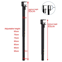 Pieds de table à pince F modernes pour bureau, bar, café, en fer et acier, réglables en hauteur, télescopiques, vente en gros
