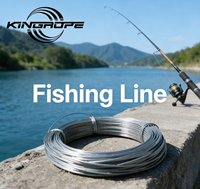 Senar Pancing Baja Tahan Karat 7x7 7x19 1x7 Strand, Tahan Korosi & Anti Gigitan Hiu untuk Memancing Ikan Besar di Air Asin