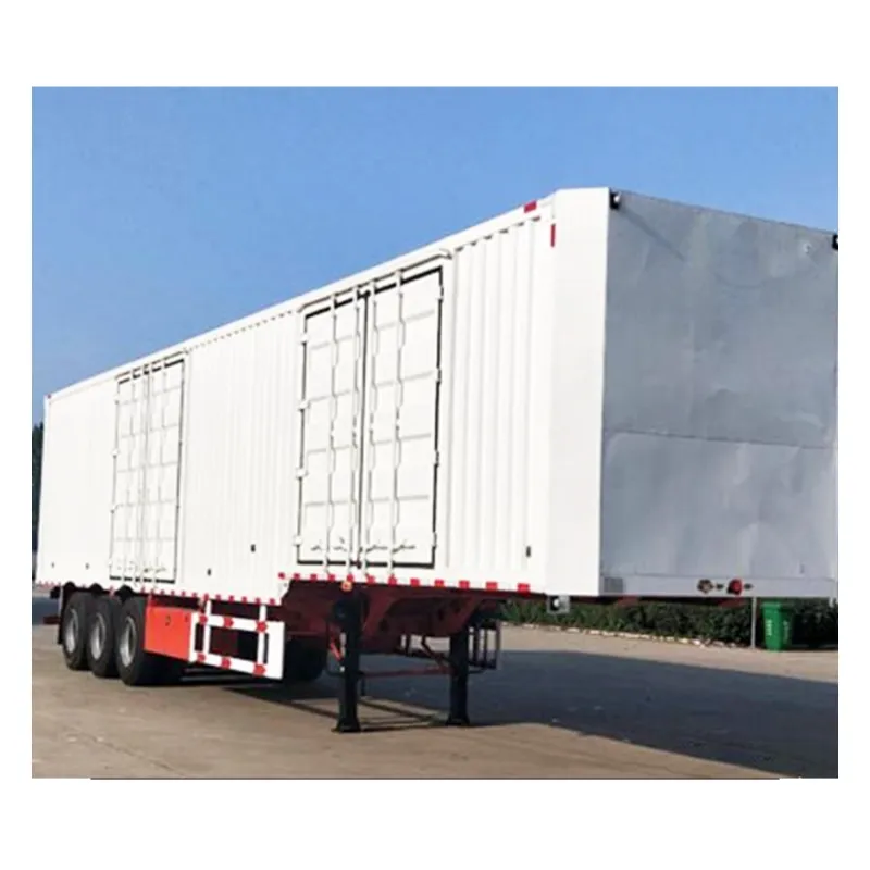 Factory Hot Sale 80 Ton Container Semi Trailers 3 Axles Dry Van Semi Trailer