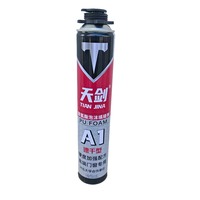 Colle mousse polyuréthane monocomposant 750 ml haute adhérence pour la construction, l'isolation des murs et des toitures, et le travail du bois