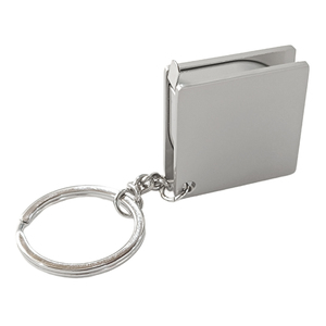 Cá Nhân 1.3 Meter Quần Áo Băng Đo Keychain Thép Không Gỉ Thợ May Biểu Tượng Tùy Chỉnh Kim Loại <span class=keywords><strong>Mini</strong></span> Đo Băng - Product Image 4