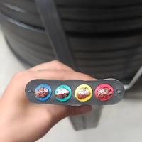 Hochflexibles Flachkabel Zugfestes Mehradriges Flaches Elektrisches Stromkabel