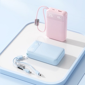 Cargador Rápido con Pantalla LED, Banco de Energía Portátil de 40000 mAh con Salida USB-C PD20W, Carga Súper Rápida, Cable Integrado, Ideal para Viajes - Product Image 1