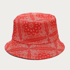 Wholesale Spring Summer Two Colour Side Wear <b>Reversible</b> SUNHAT Fisherman Cap Paisley Floral Design Printed <b>Bucket</b> <b>Hat</b> - Product Image 4